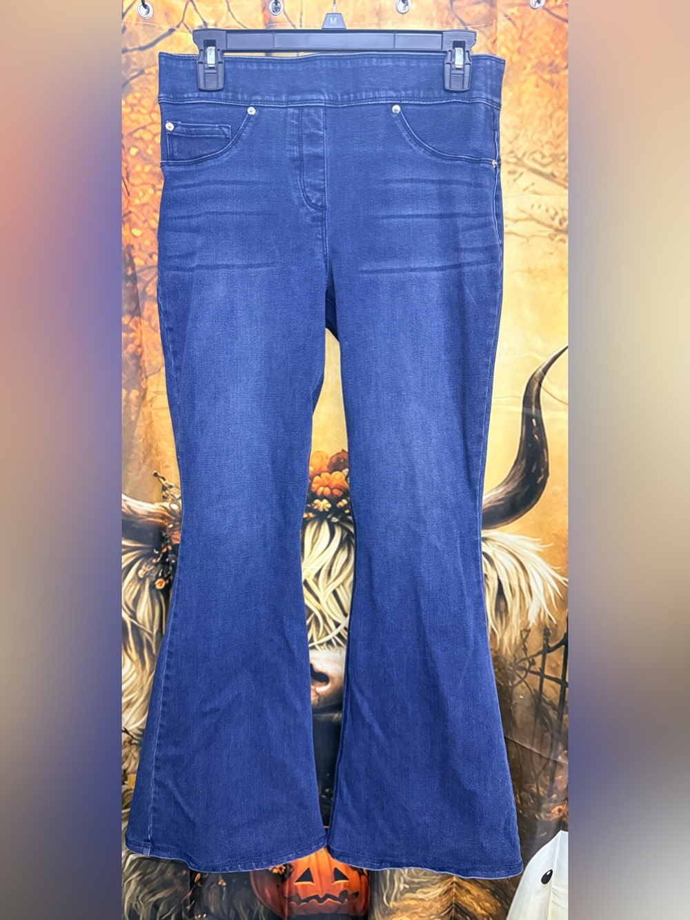 Slim Factor by Investments Blue Flare Jeans